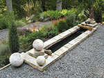 water rill on gravel terrace